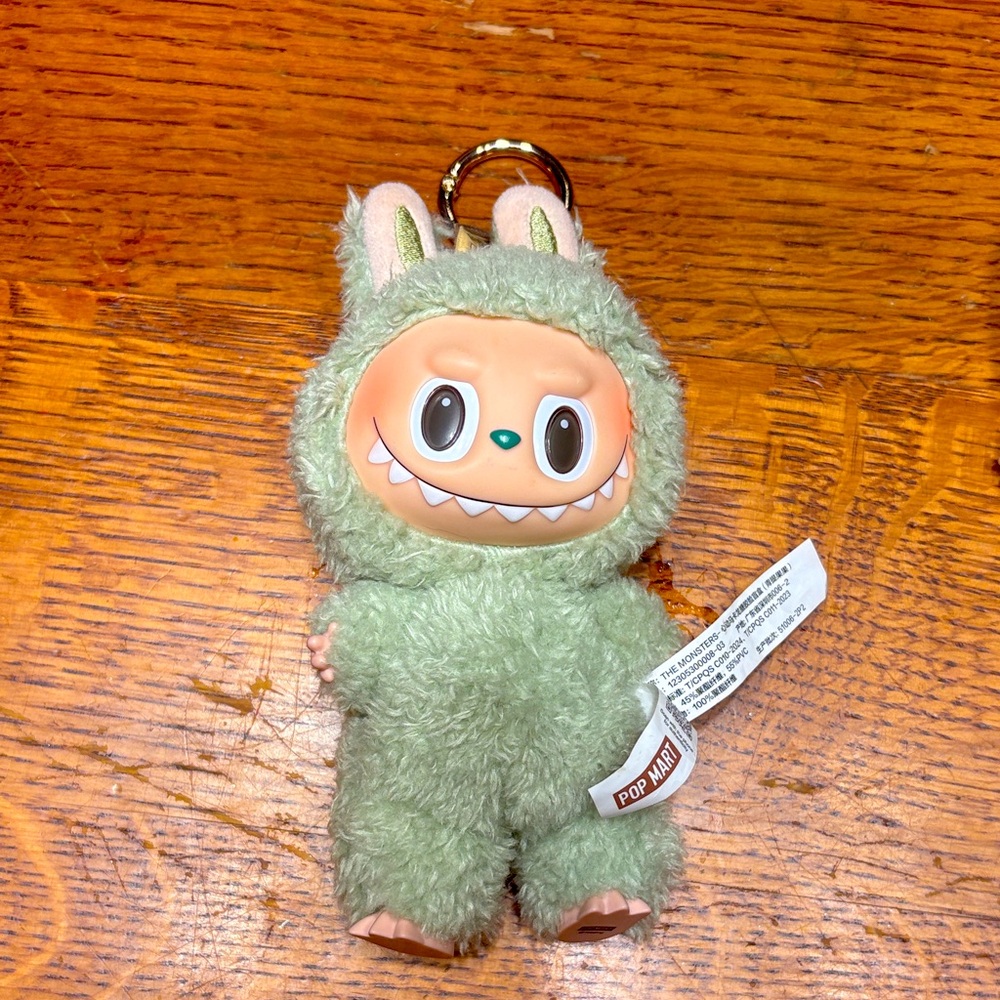 Labubu green macaroon